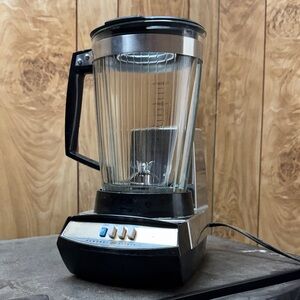 Vintage General Electric Black and Silver Blender